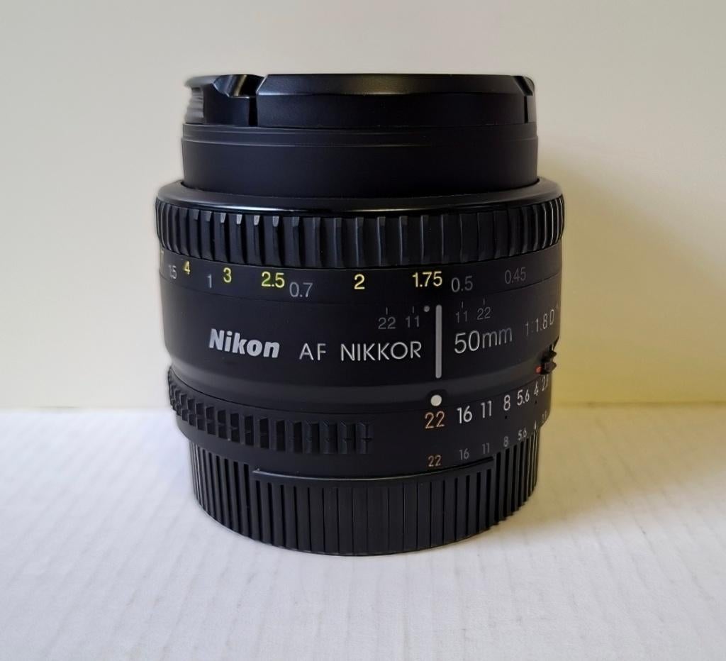 Nikon AF 50mm F/1.8 D, Enlèvement ou Envoi, Utilisé, Lentille standard