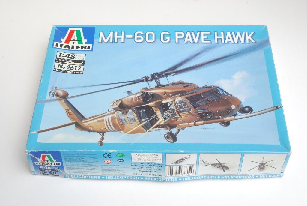 1/48 Italeri MH-60 G Pave Hawk, Hobby & Loisirs créatifs, Modélisme | Avions & Hélicoptères, Plus grand que 1:72, Comme neuf, Hélicoptère