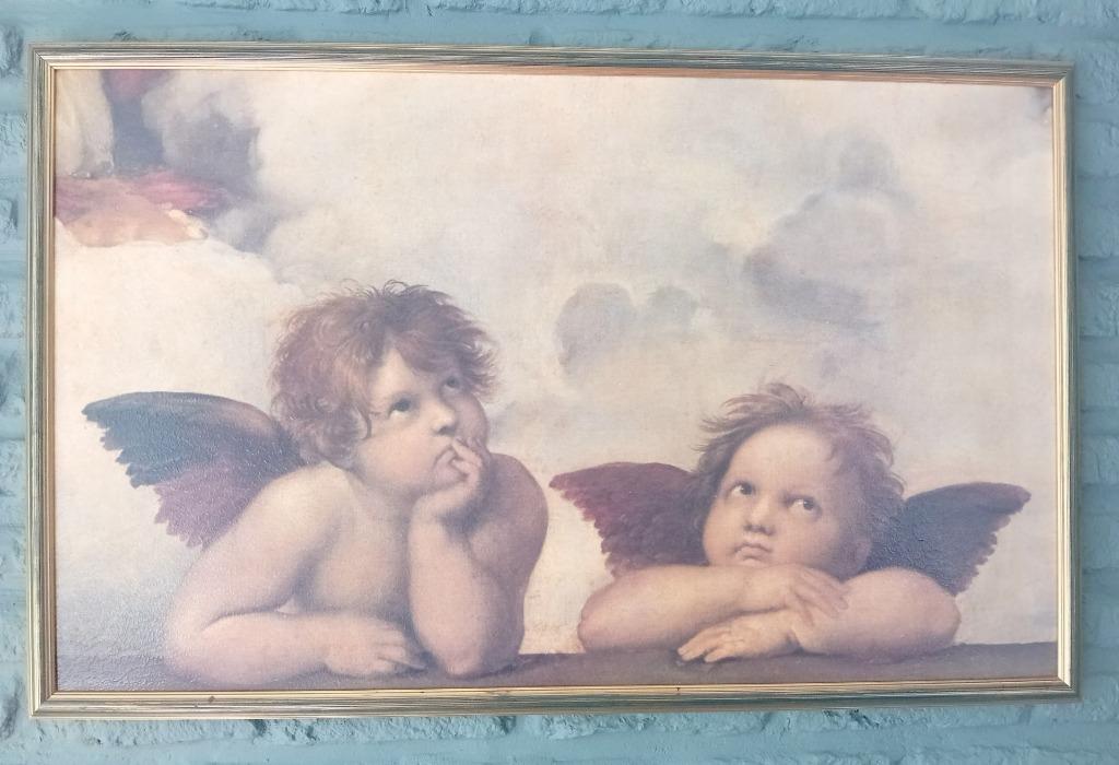 Angels by Raphael - Christian inspired art -, Antiek en Kunst, Ophalen