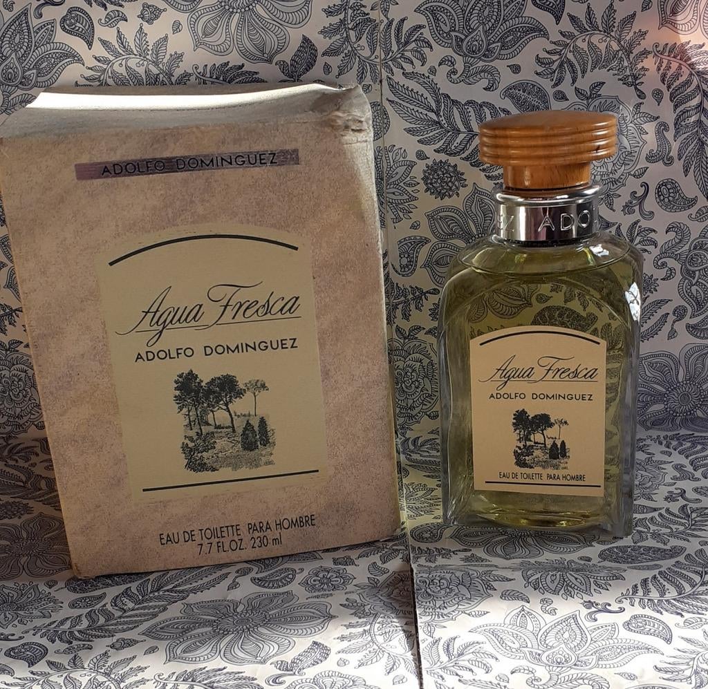 Bouteille eau de toilette  agua fresca adolfo dominguez, Enlèvement ou Envoi, Comme neuf