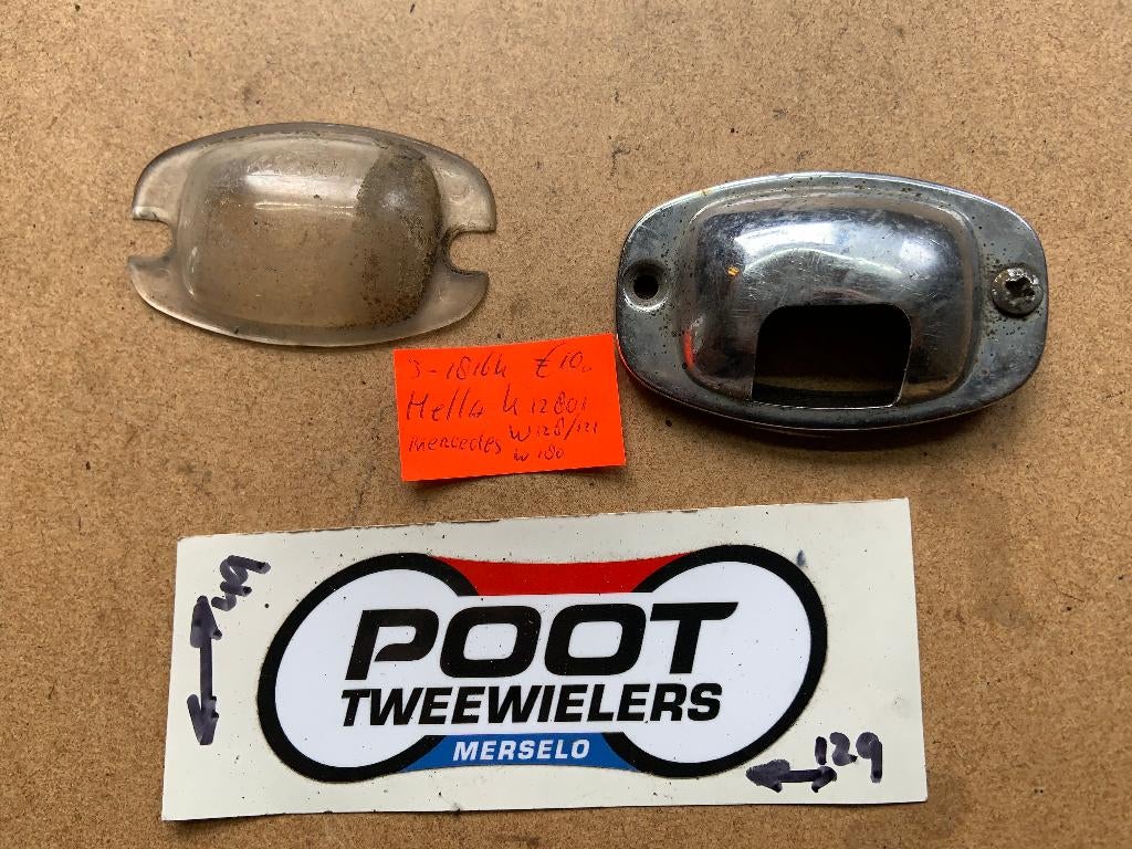 Mercedes Kenteken verlichting HELLA K 12801, Auto-onderdelen, Ophalen, Gebruikt, Mercedes-Benz