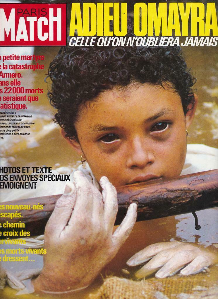 Paris Match, Adieu Omayra - 1985., Verzamelen, Ophalen of Verzenden, 1980 tot heden, Tijdschrift