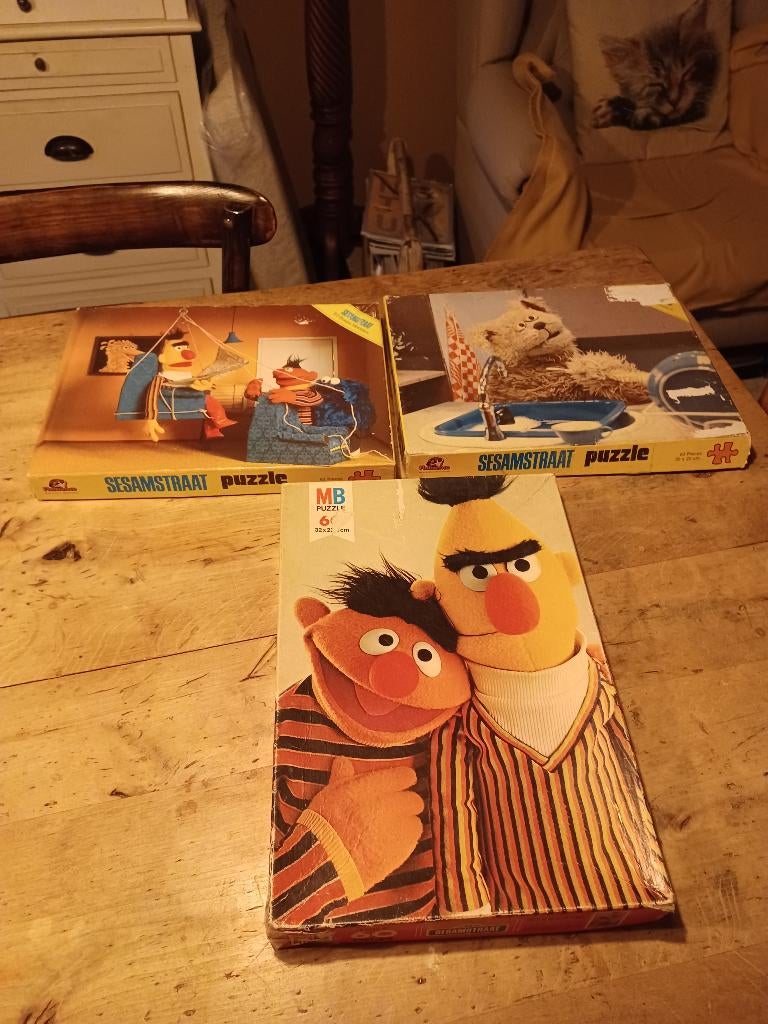 Puzzels Sesamstraat aan 6 euro per stuk, Enlèvement ou Envoi