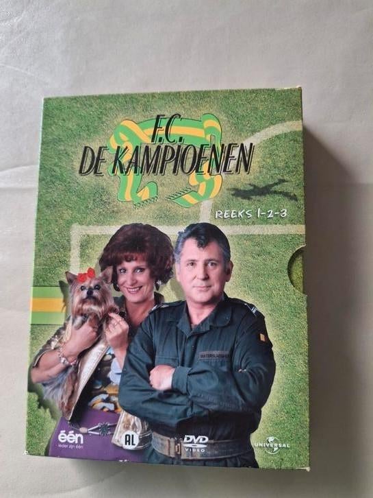 6 dvd box  fc de kampioenen reeks 1/2/3, Enlèvement ou Envoi, Comme neuf
