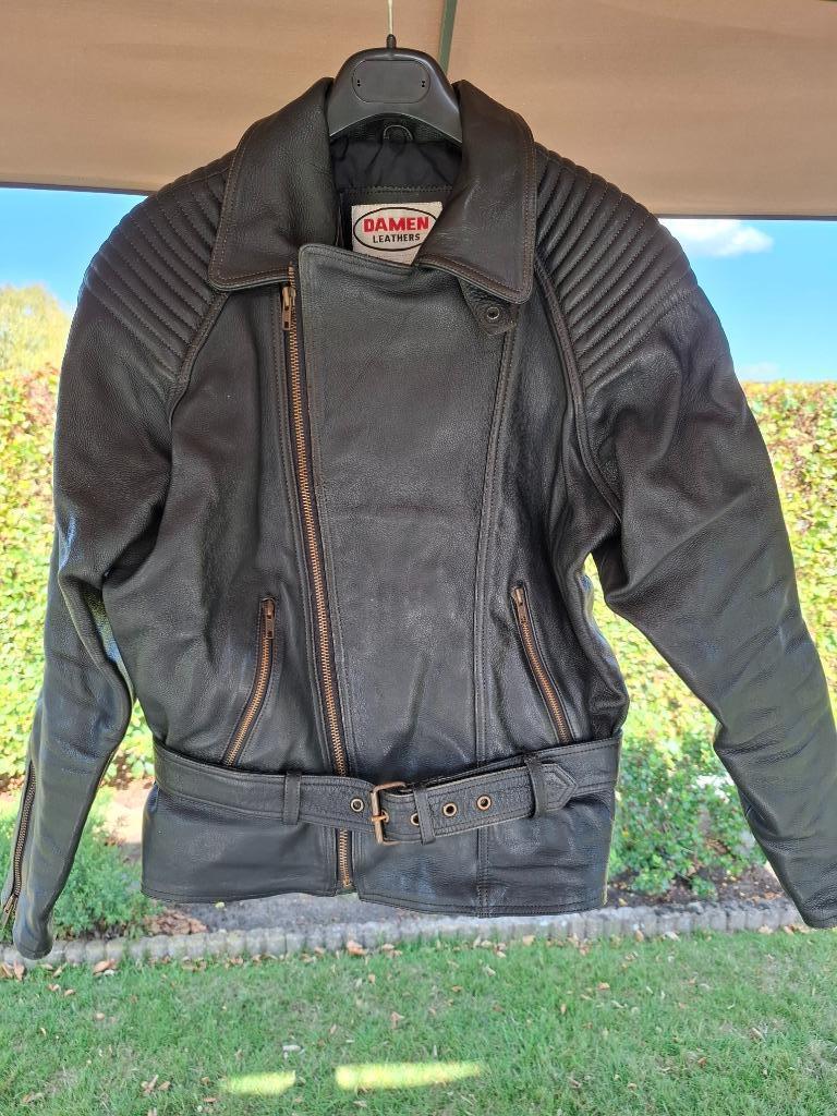 Lederen Dames Motor jas Damen Leathers, Motoren, Kleding | Motorkleding, Ophalen, Dames, Jas | leer