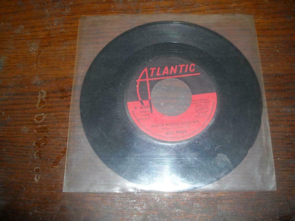 45T Bette Midler : Boogie woogie bugle boy / Delta dawn, Enlèvement ou Envoi