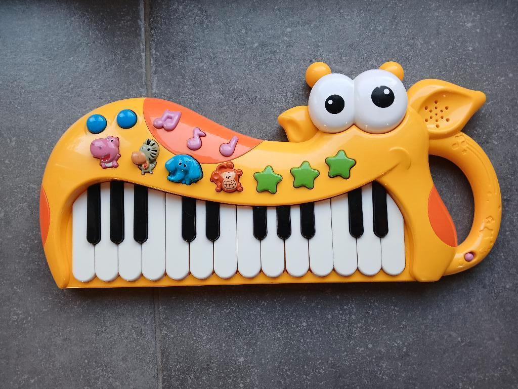 kinderpiano giraf, Enlèvement ou Envoi, Comme neuf, Découverte, Sonore