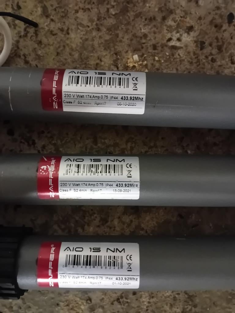 Motors voor rolluiken, Ophalen