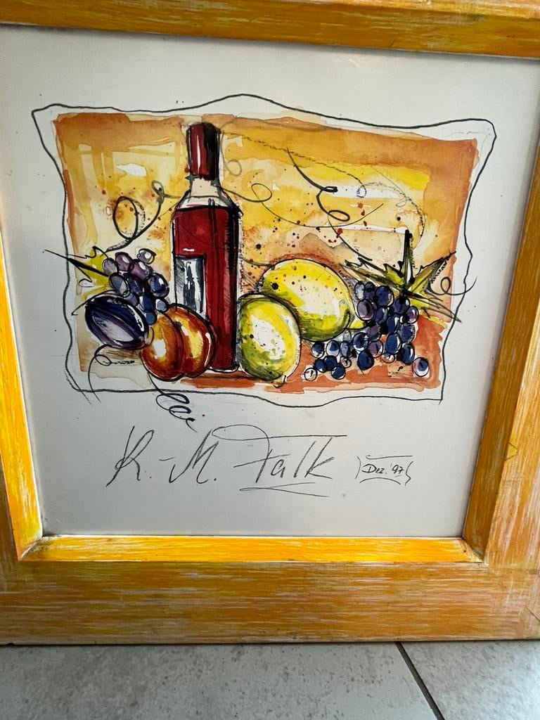 Klaus-Maria Falk - Synfonie der Früchte 1997 - 40x40, Enlèvement ou Envoi