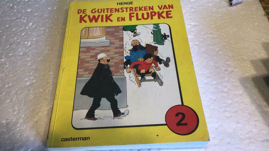 De guitenstreken van kwik en flupke (x2), Verzamelen, Ophalen of Verzenden, Overige figuren, Gebruikt, Boek of Spel