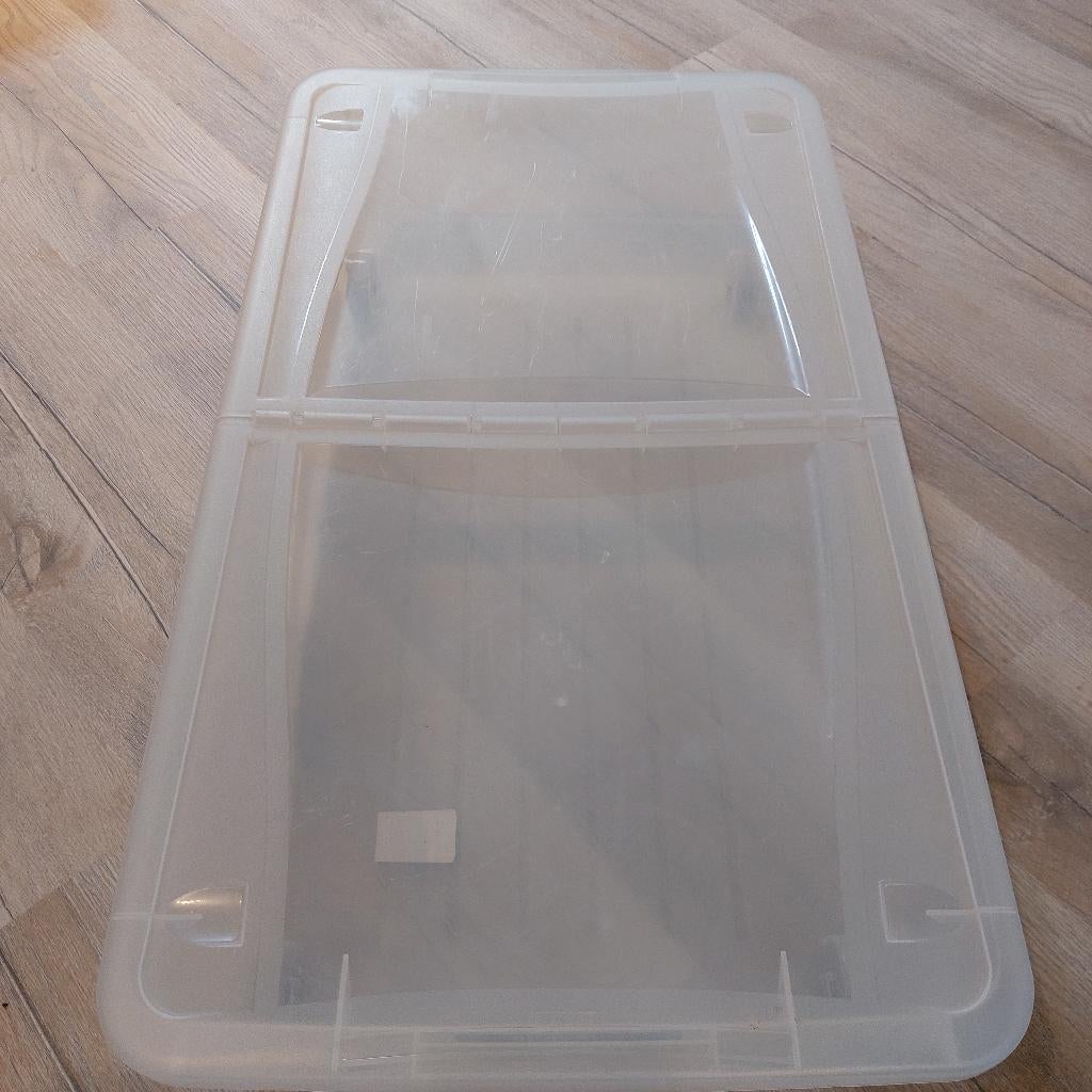 Allibert opbergdoos bak met wielen en deksel 30l roller, Ophalen, Zo goed als nieuw