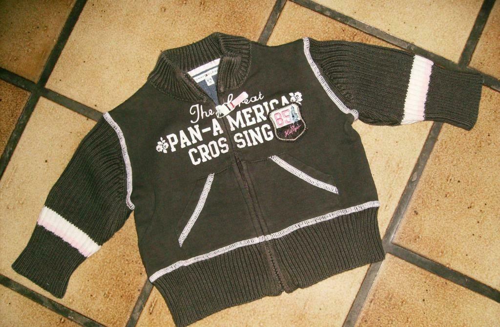 bruin met roze vest tommy hilfiger mt 68, Kinderen en Baby's, Ophalen of Verzenden, Gebruikt, Meisje, Truitje of Vestje