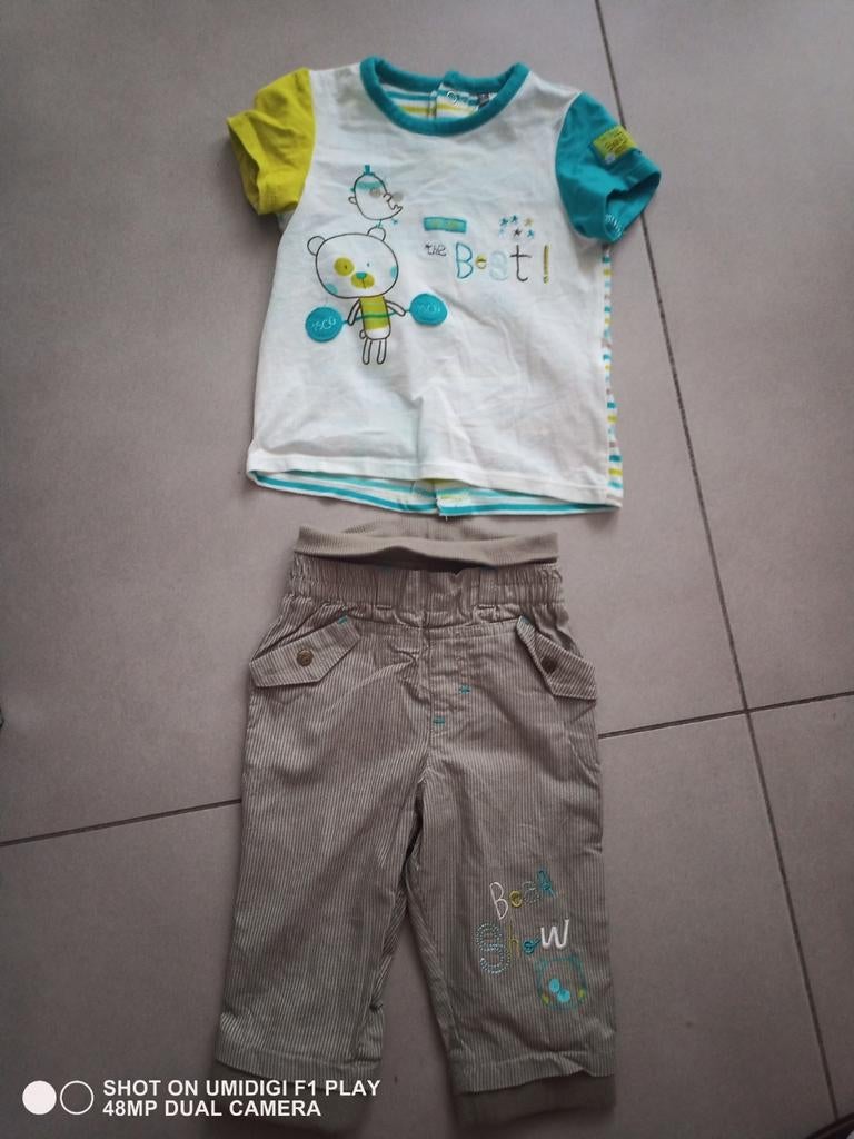 Setje Orchestra, Kinderen en Baby's, Babykleding | Maat 68, Gebruikt, Jongetje of Meisje, Ophalen of Verzenden, Setje