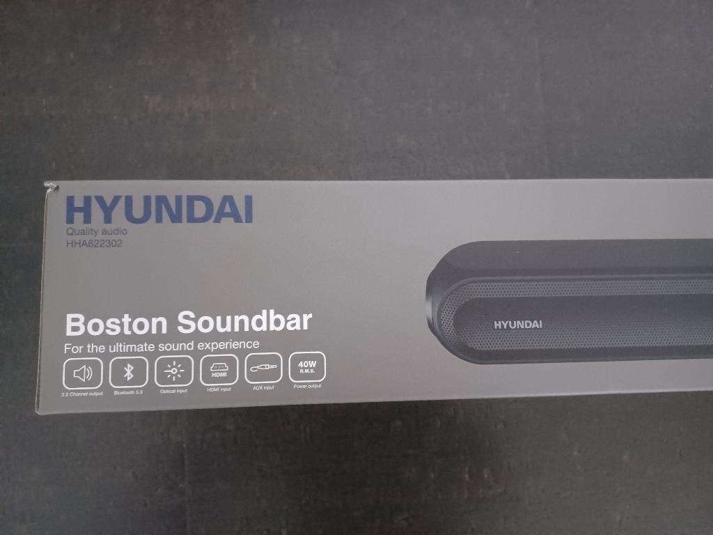 Hyundai Boston soundbar HHA622302, Audio, Tv en Foto, Ophalen of Verzenden, Nieuw