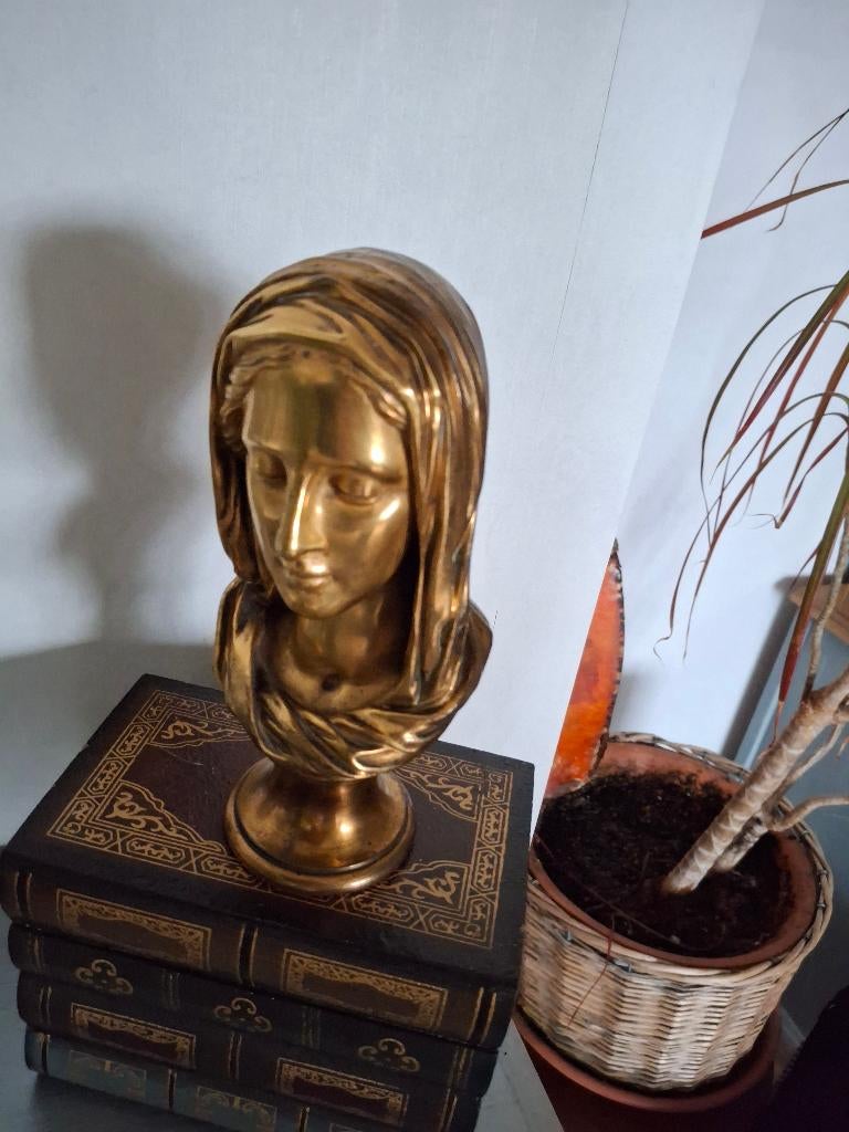 Bronzen barbediaan, Antiek en Kunst, Ophalen of Verzenden