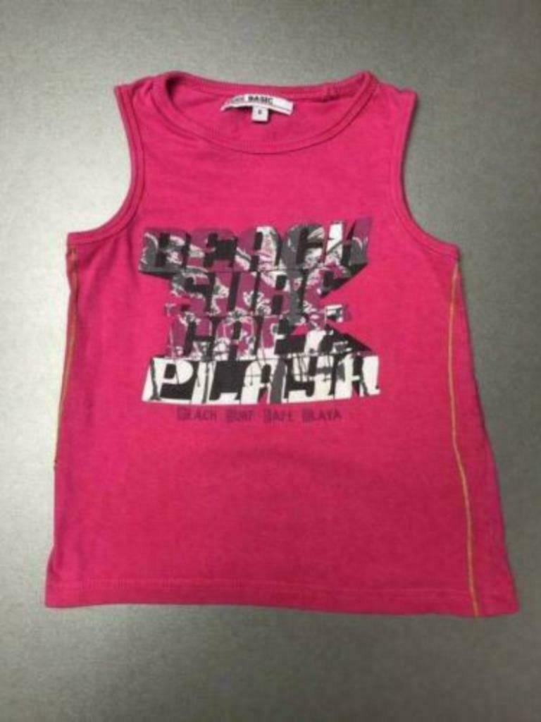 Pure Basic roze tanktop - Maat 6 jaar, Pure basic, Ophalen of Verzenden, Zo goed als nieuw, Shirt of Longsleeve