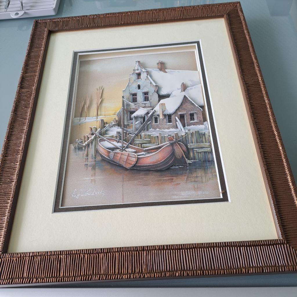 Anton Pieck 3 D kader, Ophalen