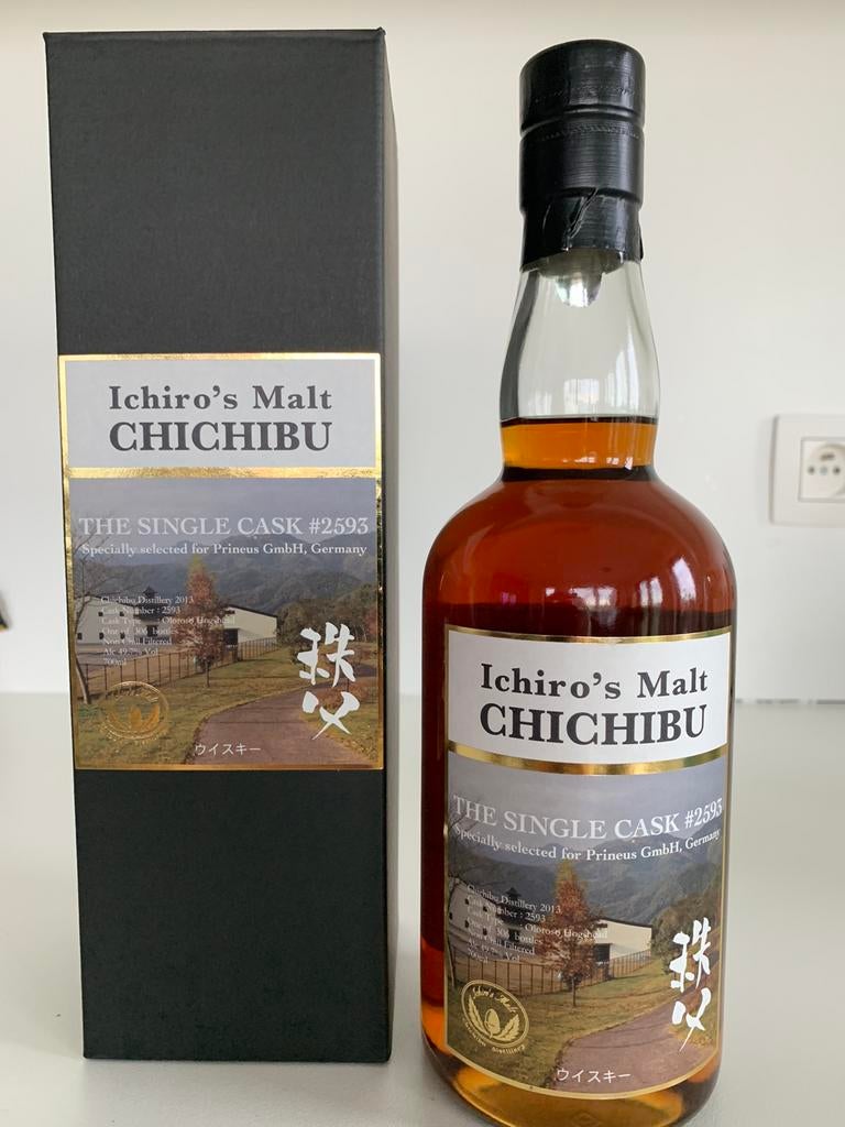 Chichibu The single cask 2593, Verzamelen, Wijnen, Ophalen of Verzenden, Nieuw