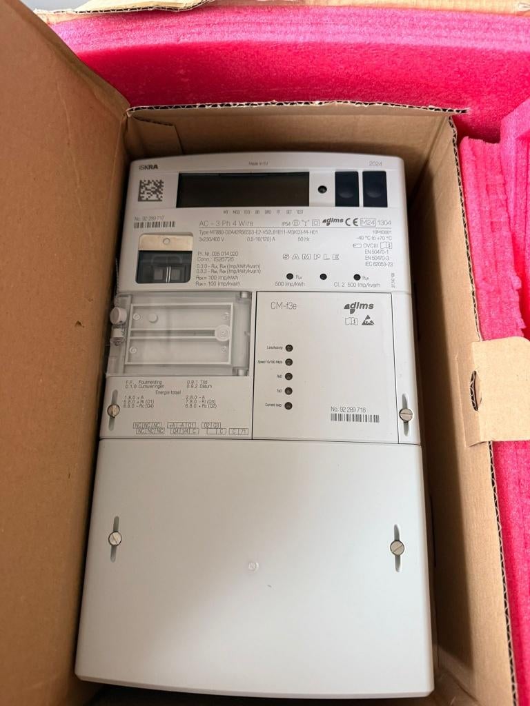 Compteur électrique triphasé Iskraemeco MT880 – NEUF, Enlèvement ou Envoi, Neuf