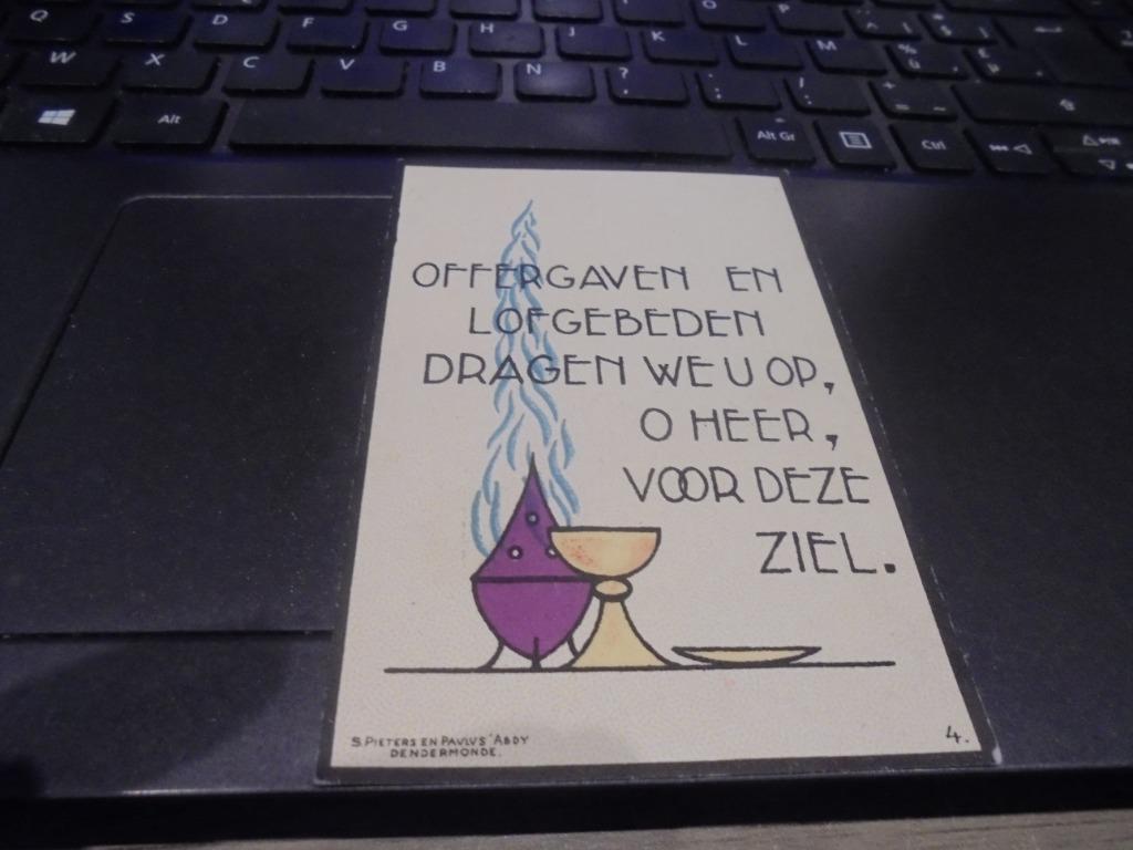 dp mevrouw weduwe Constant Barrat, Enlèvement ou Envoi, Image pieuse