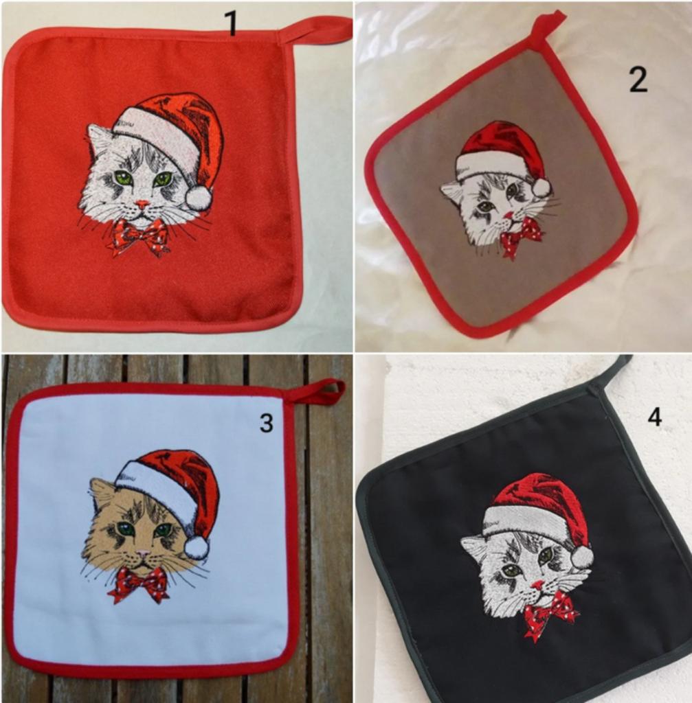 manique de cuisine , coton rembourrage anti feu 22 cm, Enlèvement ou Envoi, Neuf, Rouge, Autres types