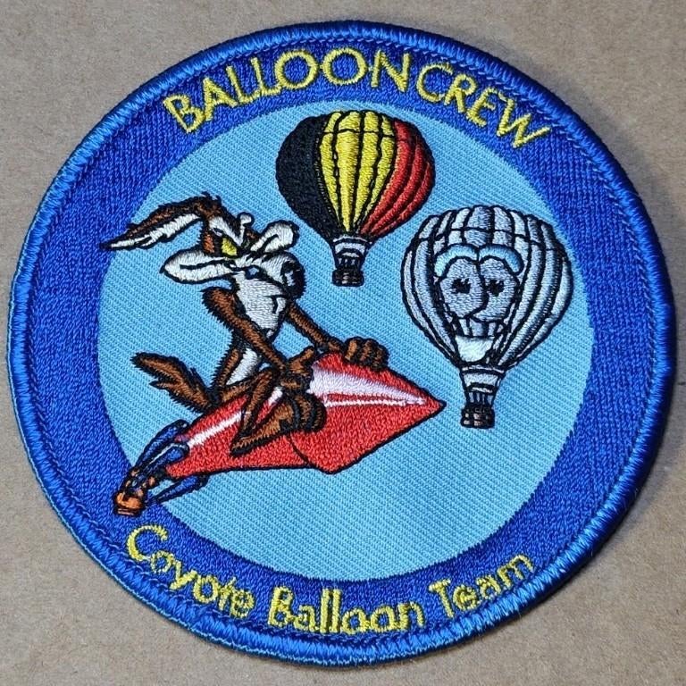 Coyote Balloon Team Belgium, Ophalen of Verzenden, Luchtmacht, Embleem of Badge