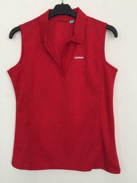 Top dames Icepeak, maat EU40, sneldrogende stof, Enlèvement ou Envoi, Porté, Taille 38/40 (M), Rouge