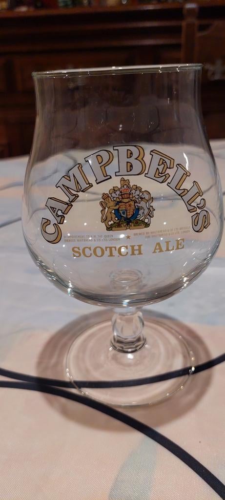 6 glazen Canpbells scotch ale, Ophalen of Verzenden, Zo goed als nieuw