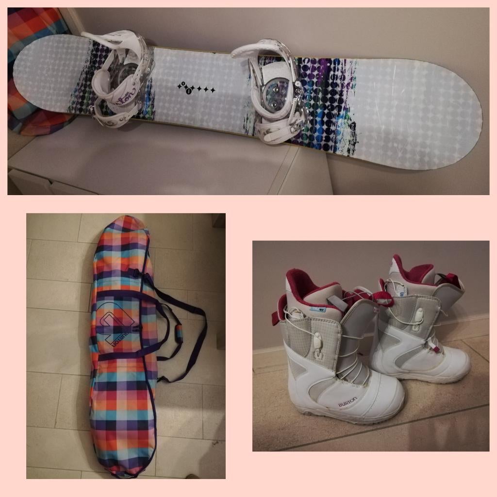 Complete set snowboard Burton, Ophalen, Gebruikt, Board