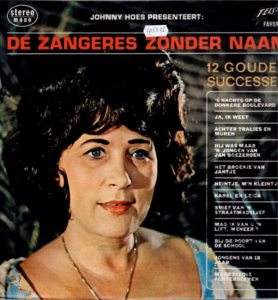Vinyl, LP    -   De Zangeres Zonder Naam* – 12 Gouden ..., Ophalen of Verzenden, Overige formaten