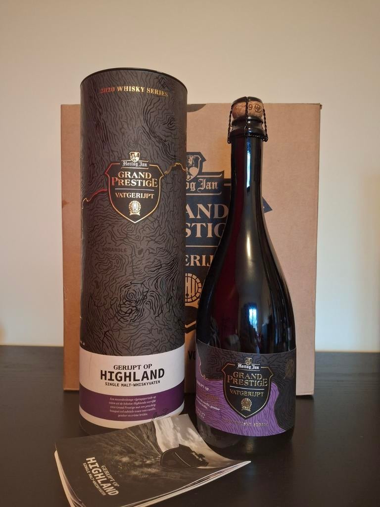 Hertog Jan Grand Prestige Vatgerijpt 2020 2 flessen, Ophalen, Nieuw, Hertog Jan