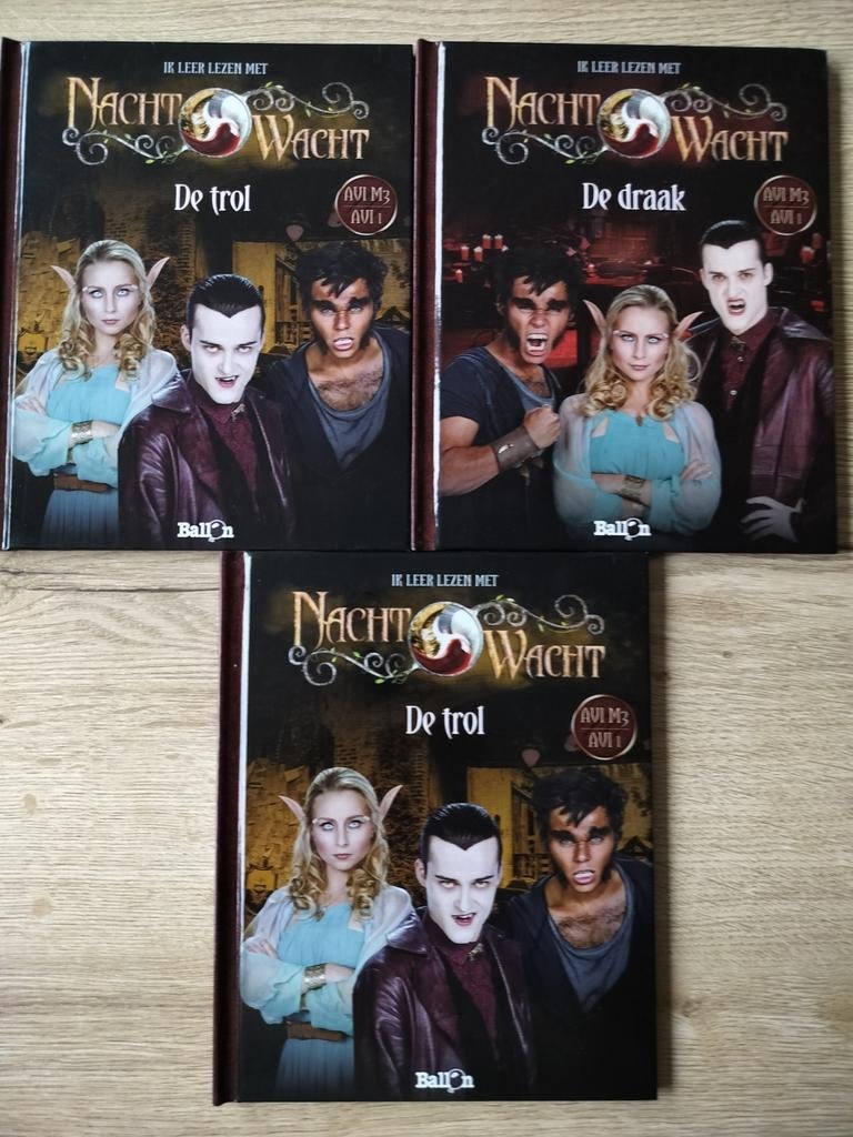3 boeken Nachtwacht De trol en  De draak (2 keer De Trol), Boeken, Ophalen of Verzenden, Zo goed als nieuw