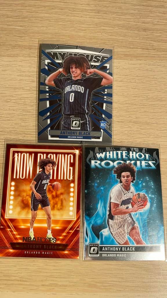 3 Anthony Black rookie kaarten, Ophalen of Verzenden, Nieuw, Meerdere plaatjes
