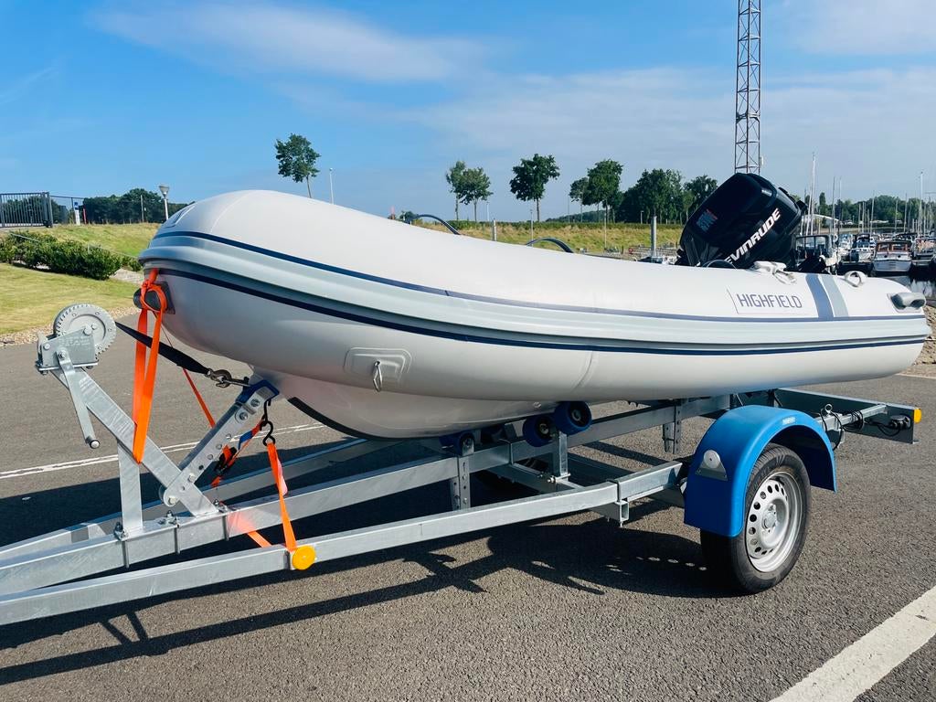 Highfield Rib CL 310 - Evinrude 15 PK viertakt, Enlèvement, Comme neuf