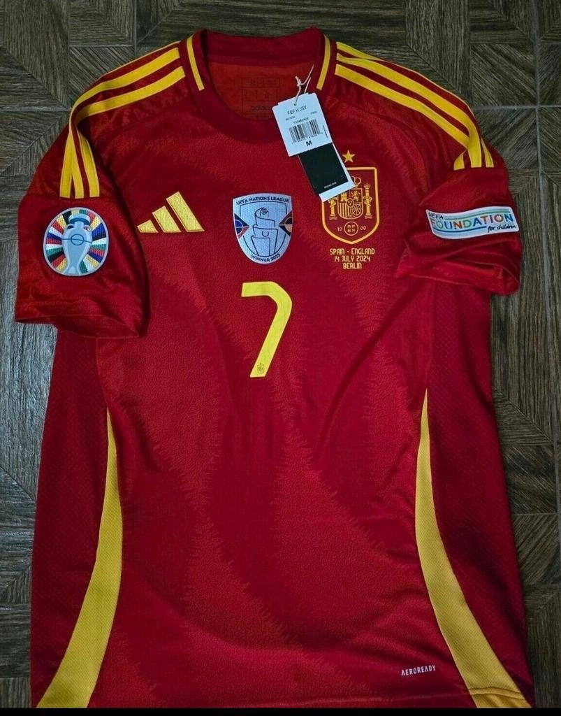 Spanje Morata Voetbalshirt Origineel EURO Finale 2024, Verzenden