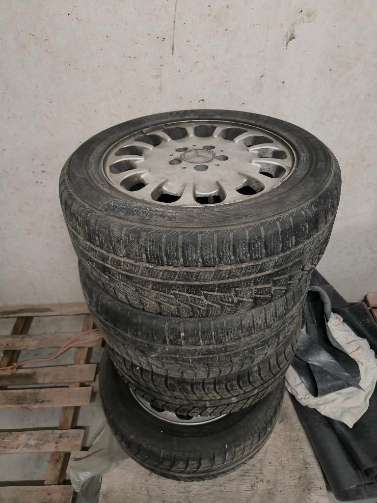 Winterset velg + band mercedes 225/55 R16, Pneus et Jantes, Pneus hiver, Véhicule de tourisme, Autre