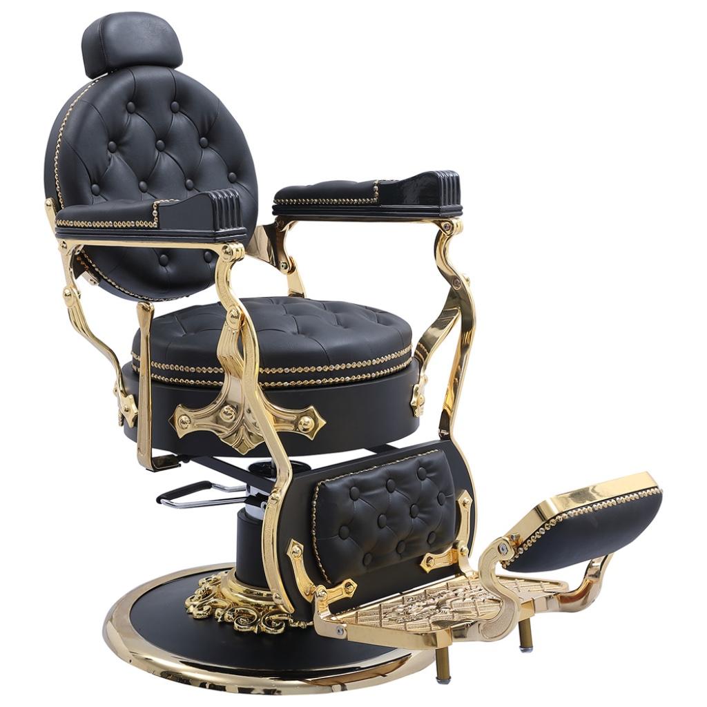 Barberchair gold retro barbierstoel kappersstoel herenstoel, Ophalen of Verzenden, Nieuw