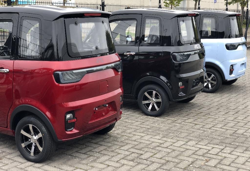 JTC Tres  electrisch rijden zonder rijbewijs  25/45 kmu, Auto's, Bedrijf, Elektrisch, Te koop