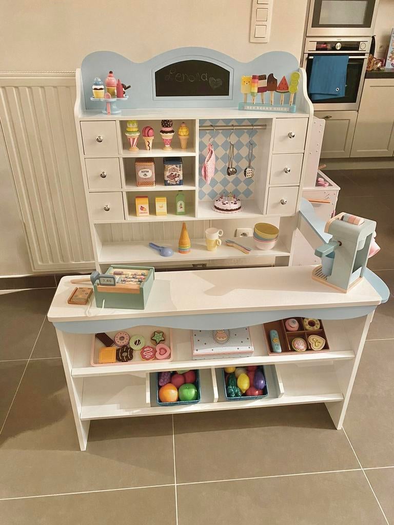 Pinolino winkeltje excl accesoires, Enfants & Bébés, Jouets | Jouets en bois, Utilisé, Meuble ou Kitchenette, Enlèvement