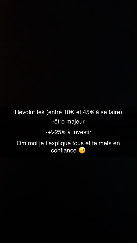 Technique revolut entre 10 et 45€