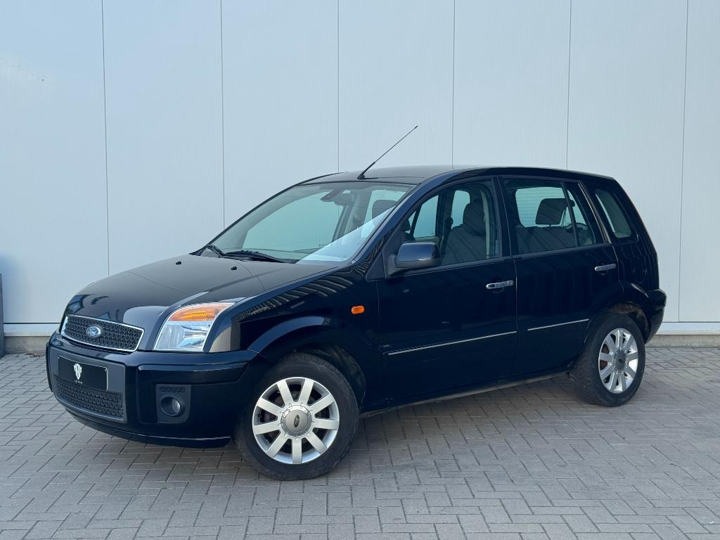 ✅ Ford Fusion 1.4 TDCI 12 Maanden GARANTIE Airco, Auto's, Ford, Voorwielaandrijving, Stof, 50 kW, Zwart