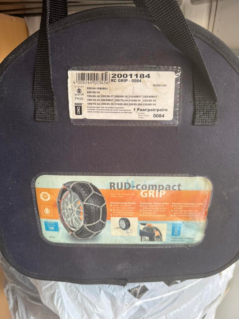 Sneeuwkettingen Rud-Compact Grip Nieuwe, Auto diversen, Ophalen, Nieuw