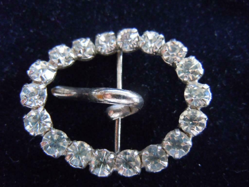 Vintage gesp als een juweel met strass, Antiek en Kunst, Ophalen of Verzenden, Dames