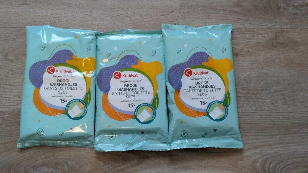 Lot de gants de toilettes jetables, Enlèvement ou Envoi