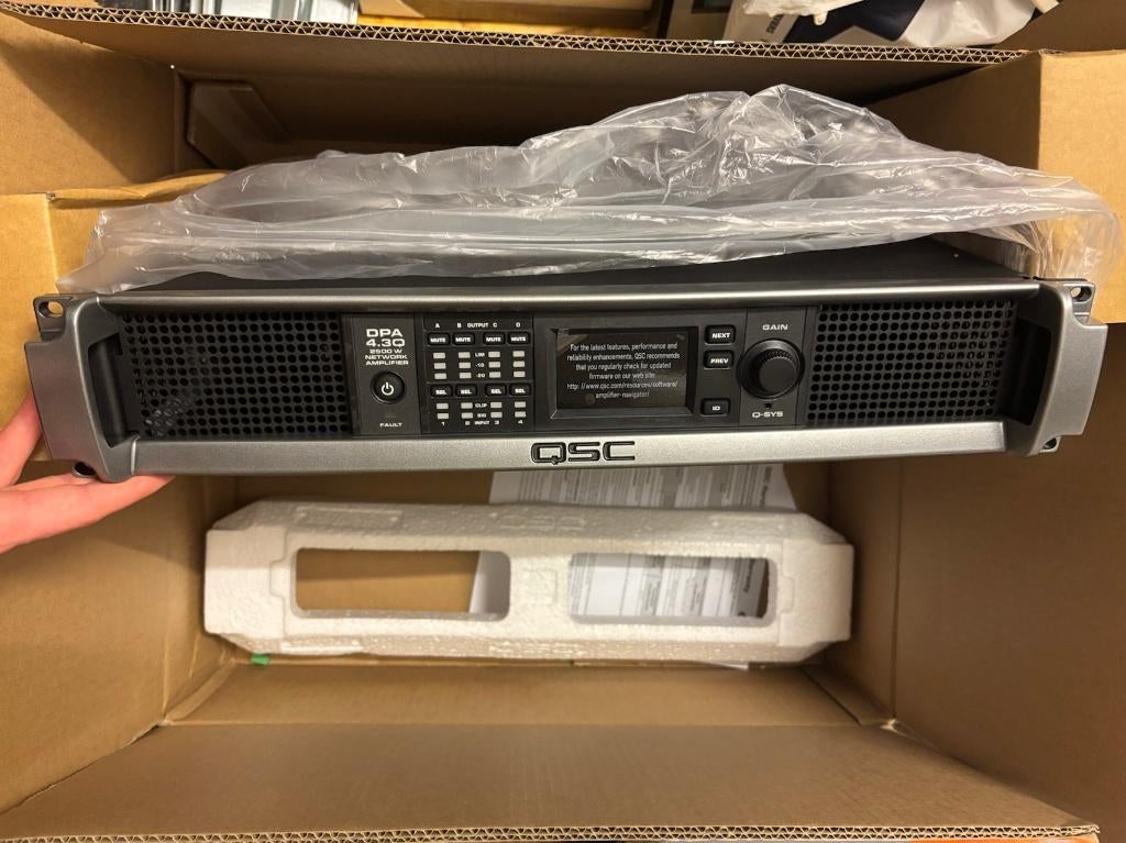 QSC DPA 4.3Q Amplifier, Enlèvement