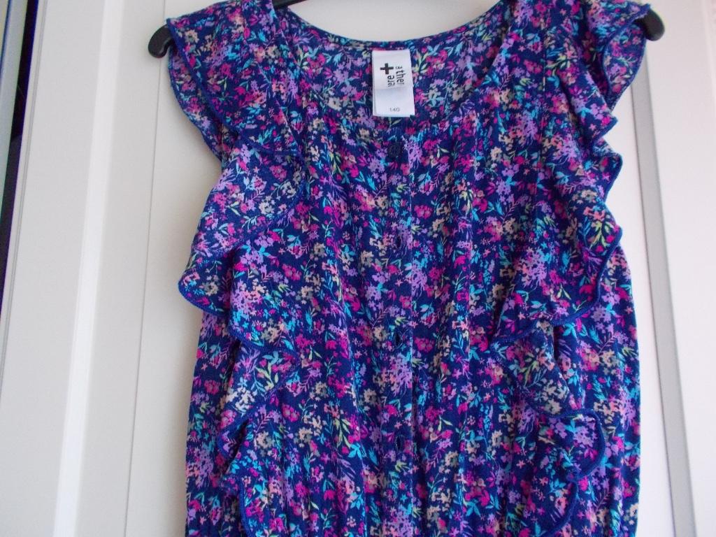 salopette été fille taille 140, Enlèvement ou Envoi, Utilisé, Fille