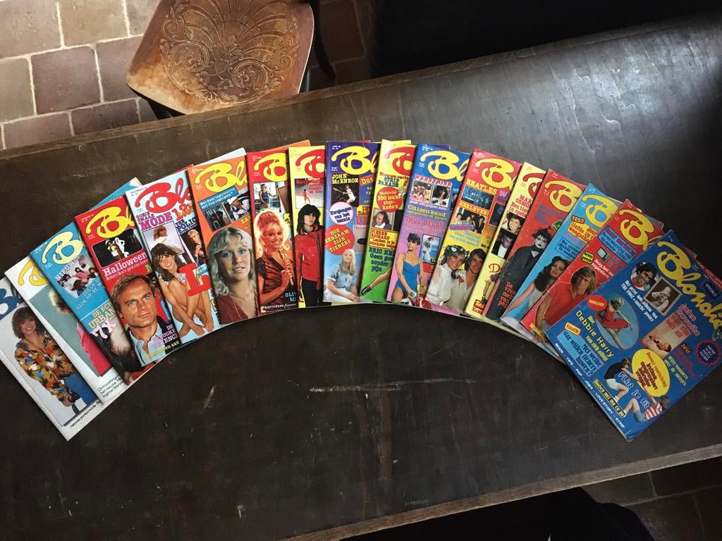 BLONDIE magazines, Boeken, Ophalen of Verzenden, Zo goed als nieuw
