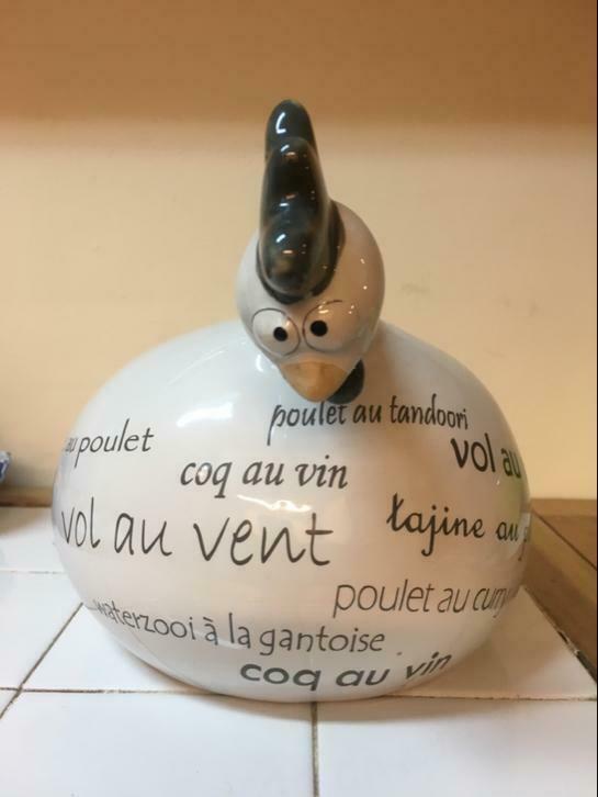 Ancienne grosse poule j line vol au vent