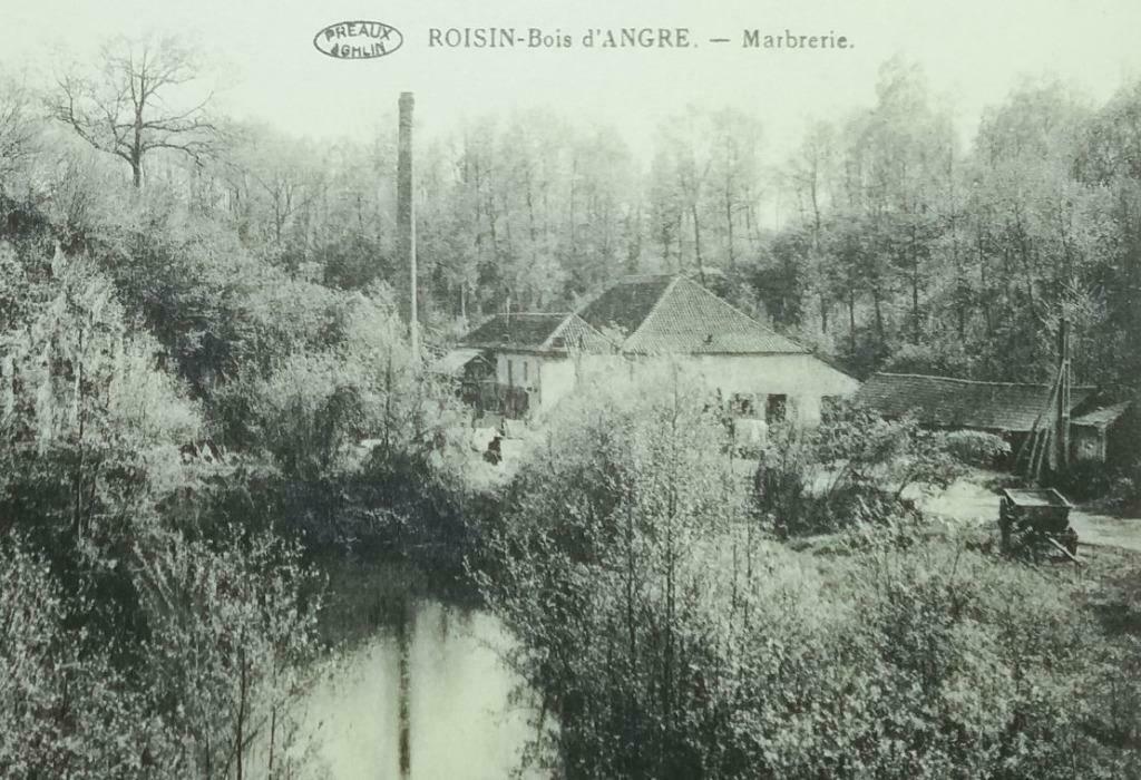 Carte Postale Roisin Bois d'Angre Marbrerie (marmer), Enlèvement ou Envoi, 1920 à 1940, Non affranchie, Hainaut