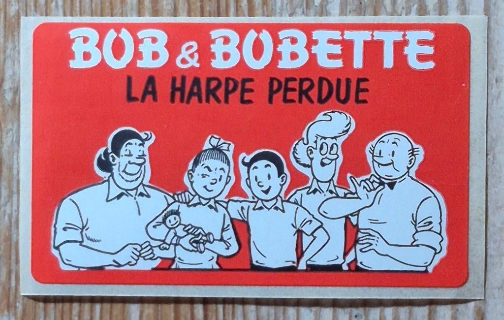 Suske en Wiske sticker La harpe perdue Vandersteen, Enlèvement ou Envoi, Bob et Bobette, Comme neuf, Image, Affiche ou Autocollant